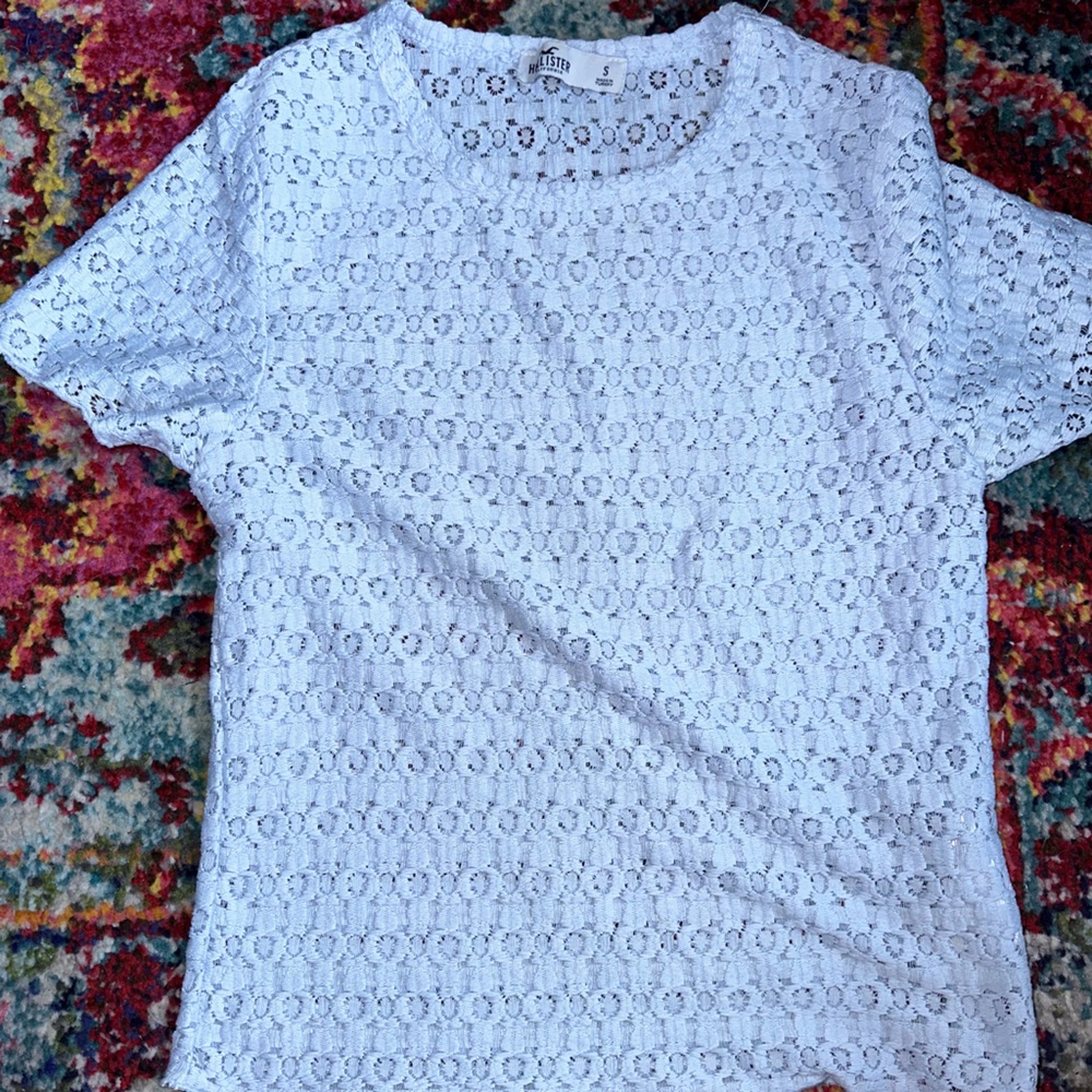 LIGHT BLUE HOLLISTER SHIRT